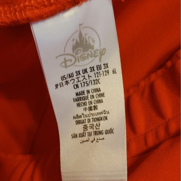 Disney Store Red Orange Minnie Mouse Ponte Pant - 3X - Picture 9 of 9